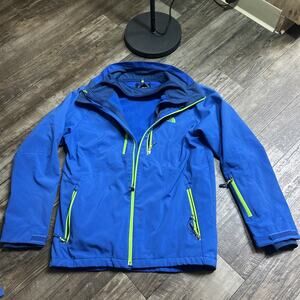 North Face Apex Alpine Jeppeson Mens Blue Ski Jacket 3 In 1 Size M